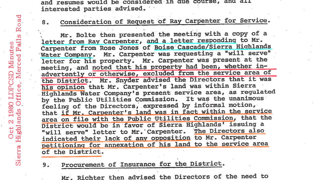 CARPENTER PROPERTY LEFT OUT OF DISTRICT Oct 2 1980