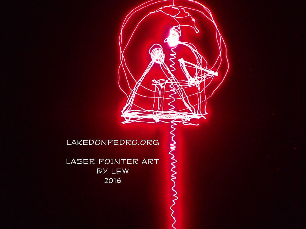 LASER POINTER ART BY LEW