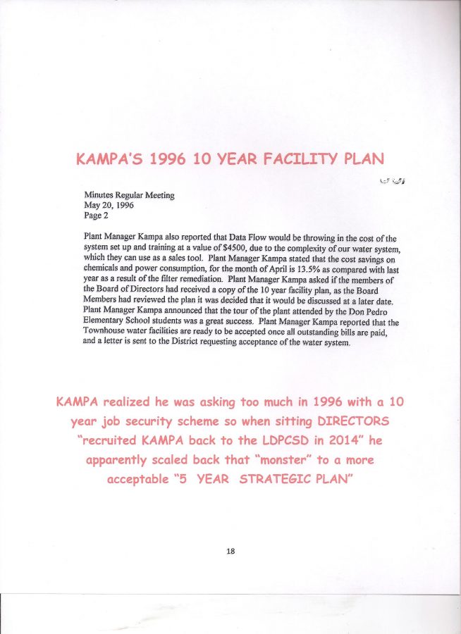 KAMPA 10 YEAR PLAN